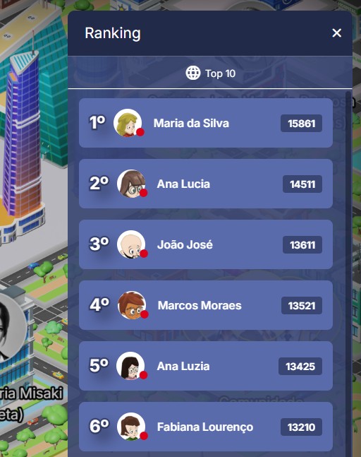 Missões contábeis no Jogo do Contador