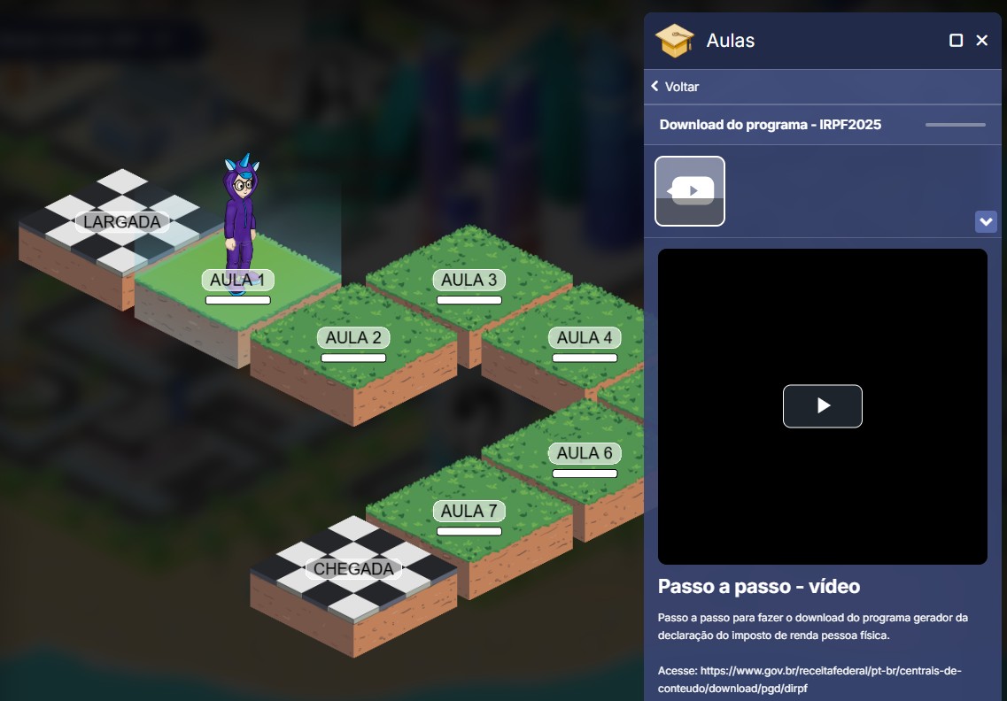 Missões contábeis no Jogo do Contador